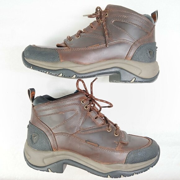 Ariat Terrain H2O Waterproof Leather Hiking Boots Women's 6.5 B Excellent Cond - Picture 5 of 16